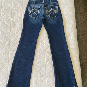 Ariat REAL Womens Mid Rise Boot Cut Jeans Size 27R